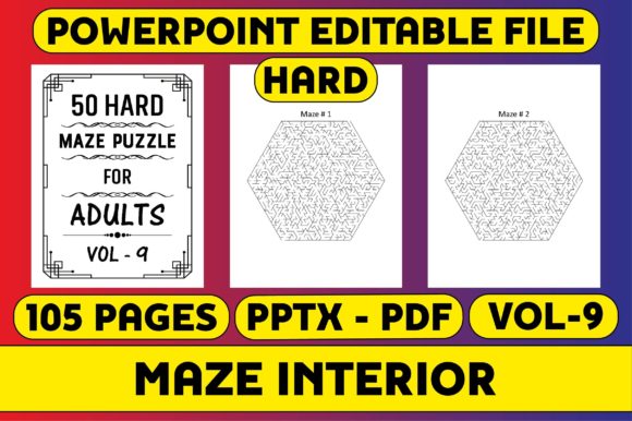 50 Hard Adult Maze Puzzle Interior Vo-9