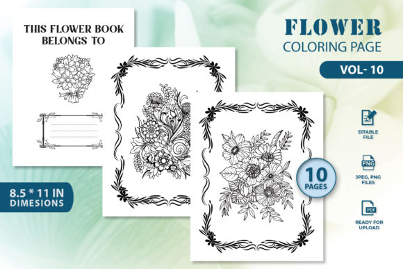 Accelerating KDP Success with Flower Coloring Page Vol-10: A Strategic Asset for Modern Publishers