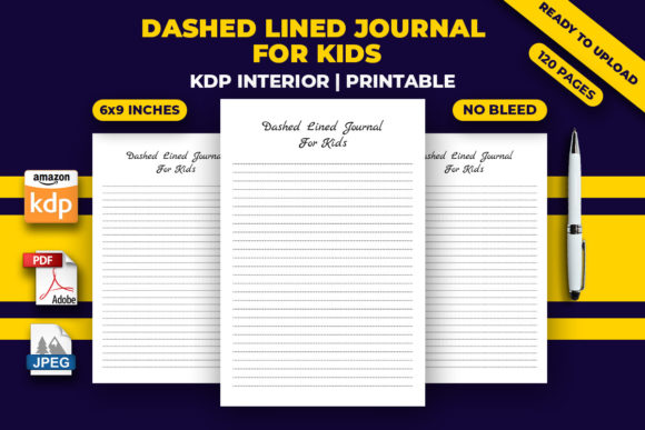 Dashed Lined Journal for Kids KDP: A Perfect Tool for Your Publishing Business