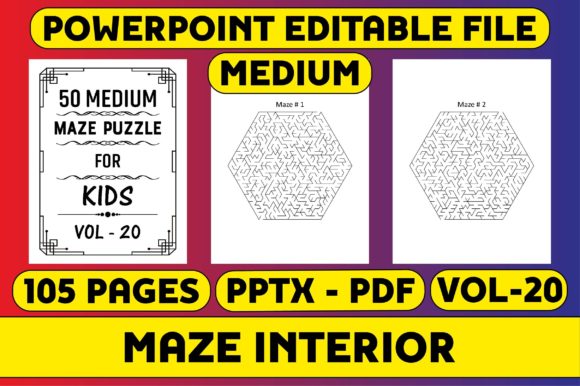 Exploring the Creative and Educational Benefits of 50 Medium Maze Puzzle Interior Vol-20