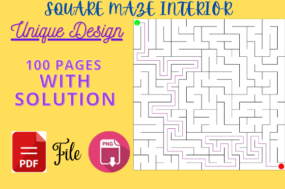 KDP Square Maze Puzzles Solution: Streamlining Activity Book Creation