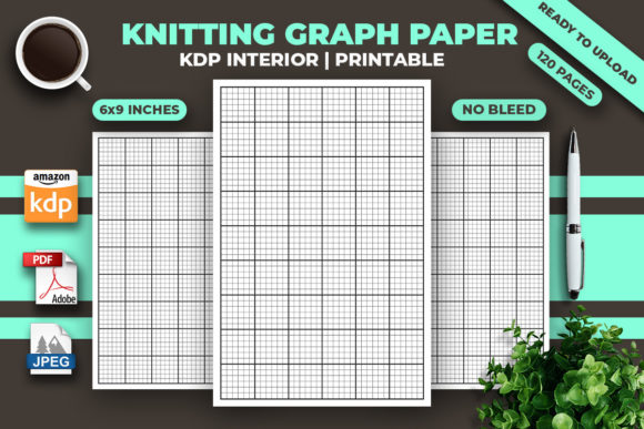 Maximize Your KDP Publishing with Knitting Graph Paper Interior