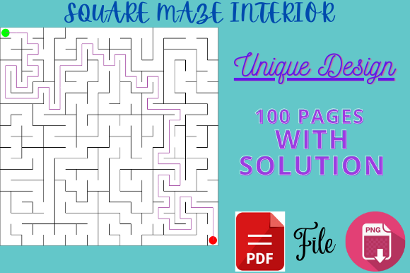 Optimizing Your Publishing Workflow with Square Mazes Activity Interior KDP Assets