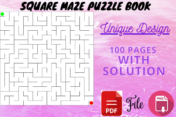 Square Maze Puzzle Book Interior for KDP: A Comprehensive Guide