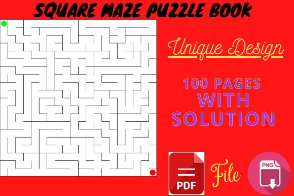 Streamlining KDP Publishing with the Square Mazes Activity Interior Book