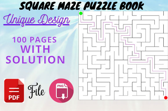 Unlock Creativity and Engagement with Square Mazes for Kids Activity Books