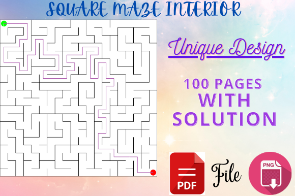 Unlocking Creativity and Engagement with the Square Maze Puzzle Book