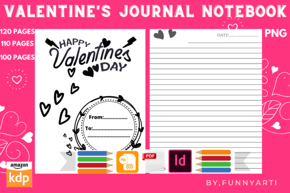 Valentine's Day Lined Journal: A Thoughtful Gift for Women, Teens, and Girls