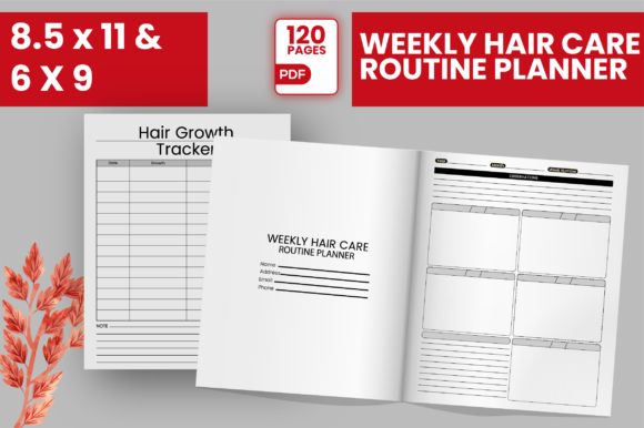 Weekly Hair Care Routine Planner KDP